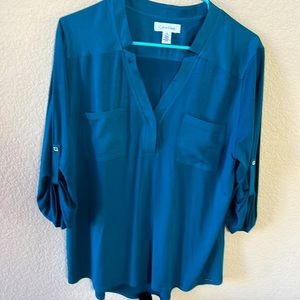 Calvin Klein Teal colored top. Brand new.